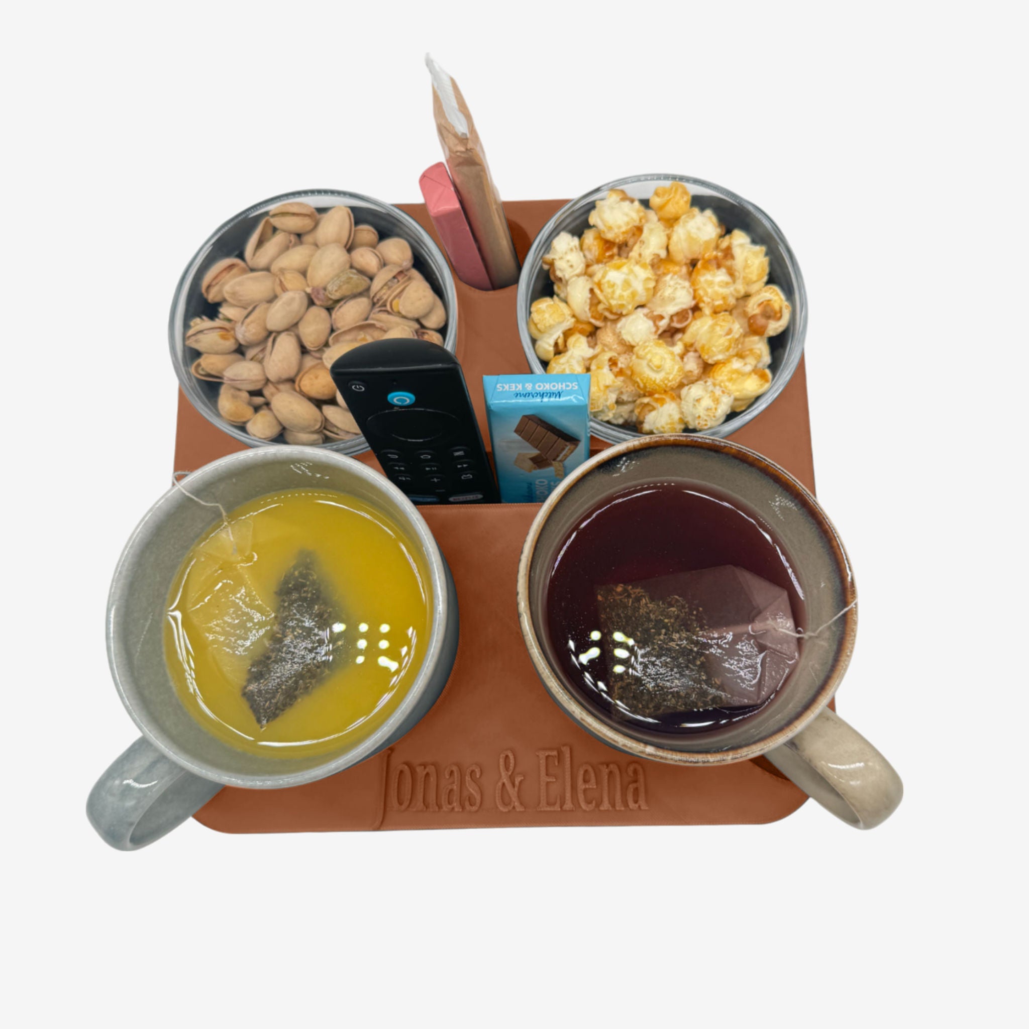 Couchbuddy für Tassen inkl. 2 Glasschalen