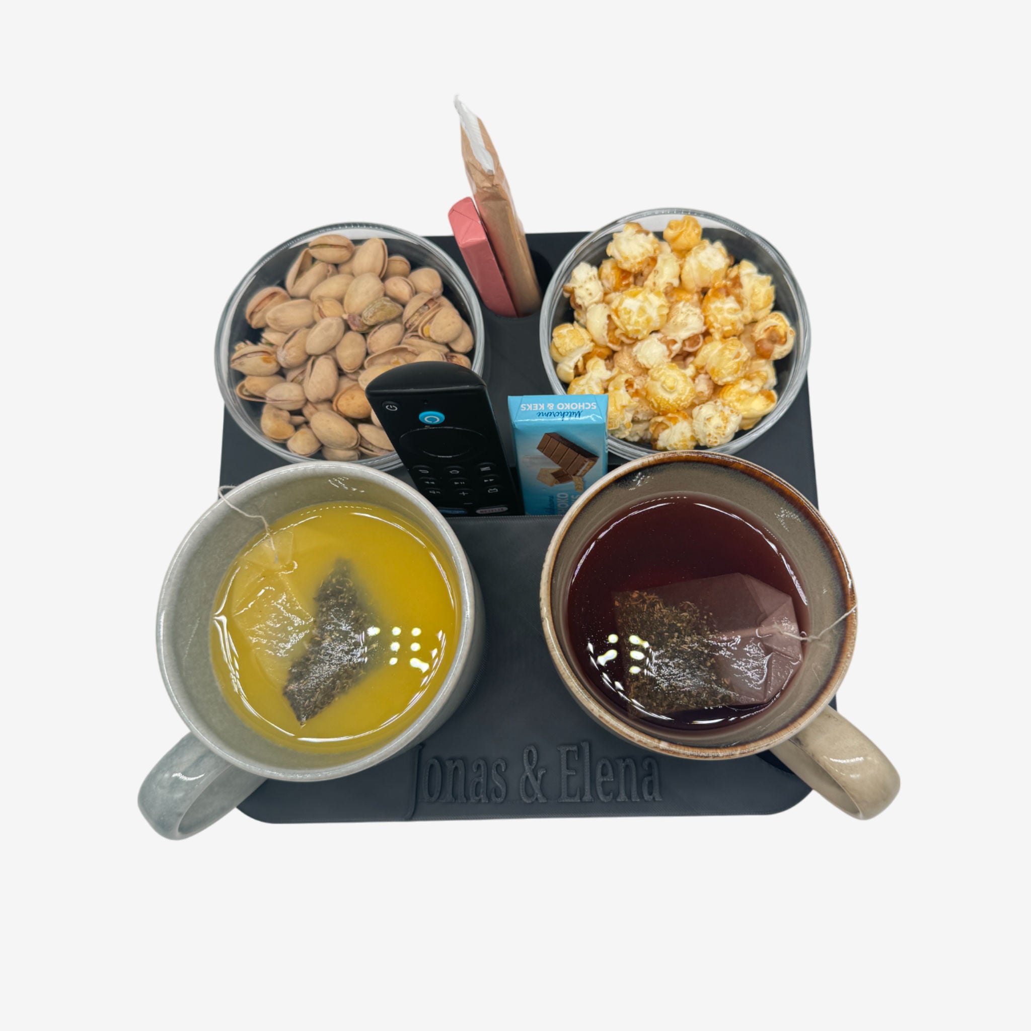 Couchbuddy für Tassen inkl. 2 Glasschalen