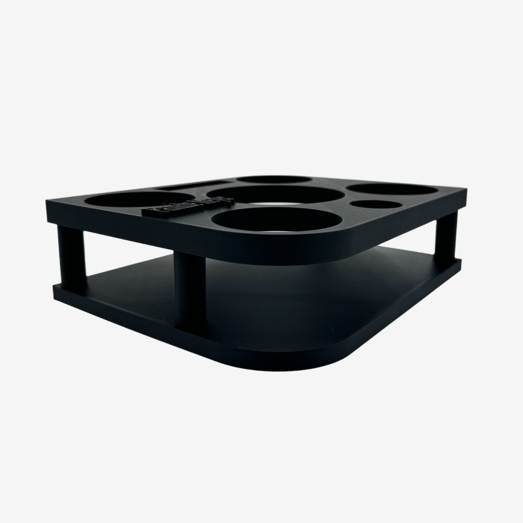 Couchbuddy Eckig mit 2 Glasschalen - Freie Form