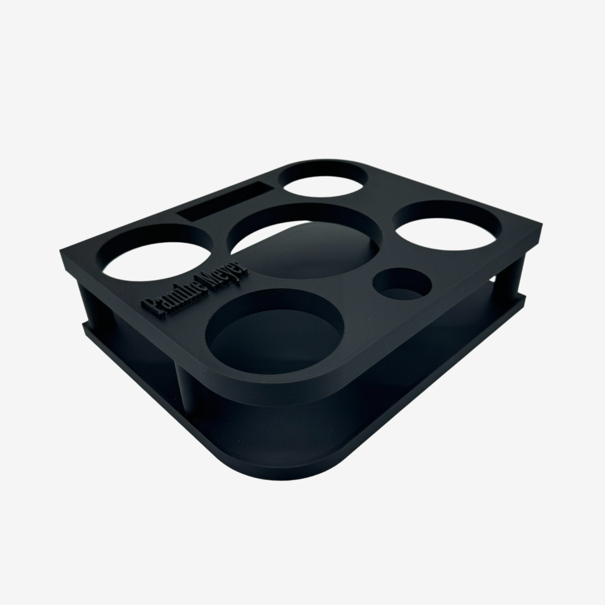 Couchbuddy Eckig mit 2 Glasschalen - Freie Form