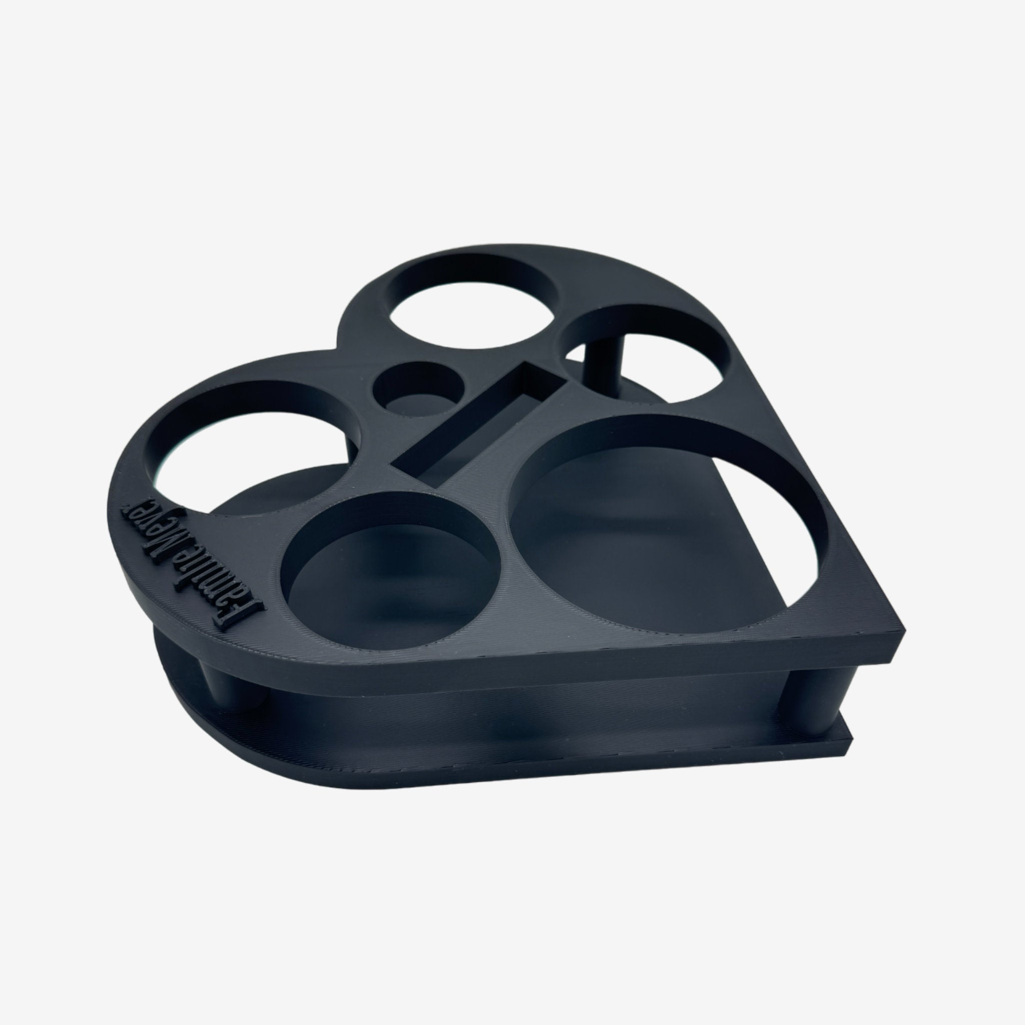 Couchbuddy Herzform mit 2 Glasschalen - Freie Form