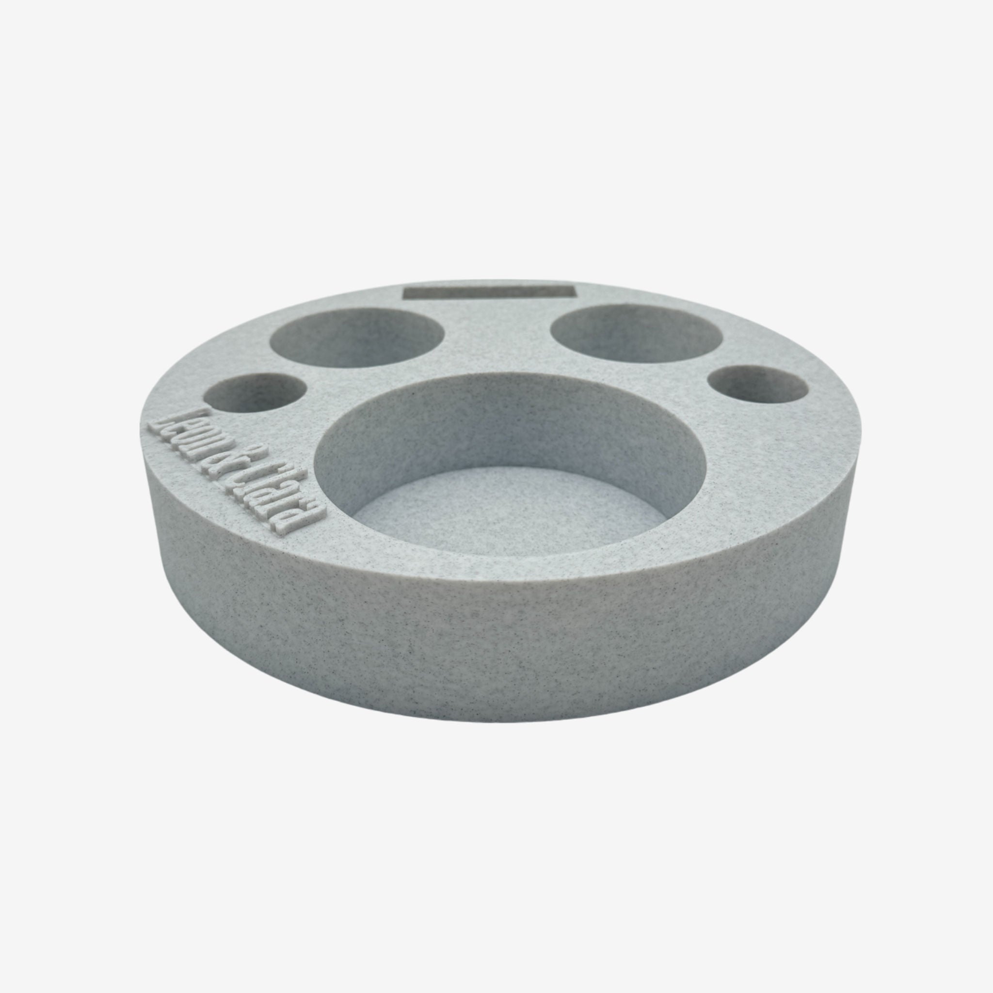 Couchbuddy Rund inkl. 2 Glasschalen - Marmor-Optik